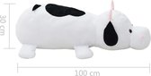 Grote Knuffel Koe Pluche 100 x 30 cm - Koe Speelgoed - Koeien knuffels - Boerderij knuffels