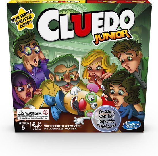 Cluedo Junior: De zaak van het kapotte speelgoed - Bordspel