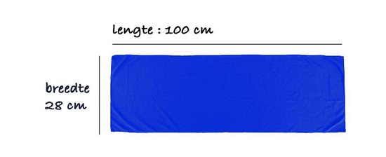 Set van 3 - Verkoelende Sporthanddoek - Handdoek - Donker Blauw - Microvezel - Gym - Fitness – Handdoek - Yoga – Reizen – Hardlopen – Hardloop – Handdoek  Sporthanddoeken – 3 stuks - Ice Cooling Towel - Forward Products®