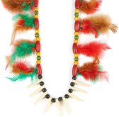Gekleurde indianen ketting