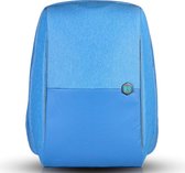 MetroBag Anti-diefstal Rugzak 17 inch laptopvak - Light Blue