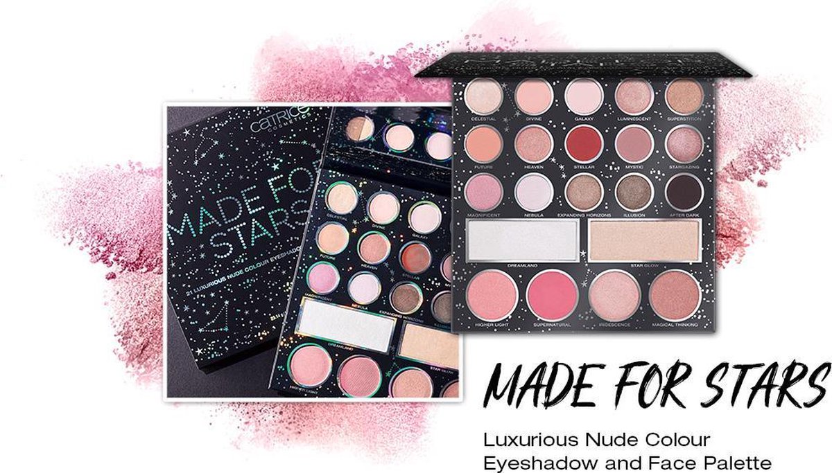 Made For Stars nude colour eyeshadow and face palette Catrice Cosmetics