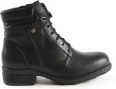 Dames Veterschoenen Wolky 0262520-000 Center Velvet Zwart - Maat 38