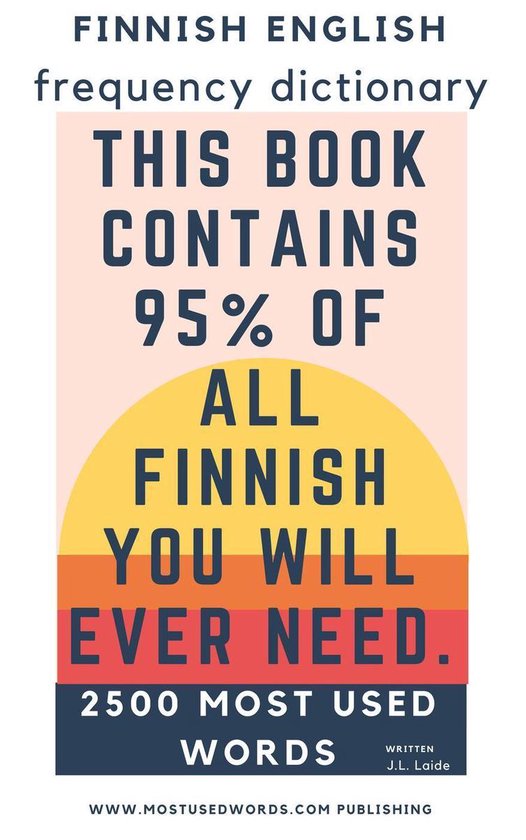 Finnish 1 - Finnish English Frequency Dictionary - cover