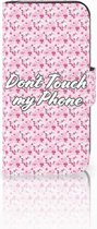 Flipcover iPhone SE Flowers Pink DTMP