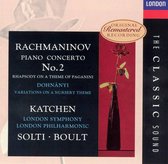 Rachmaninov: Piano Concerto No. 2; Rhapsody on a Theme of Paganini