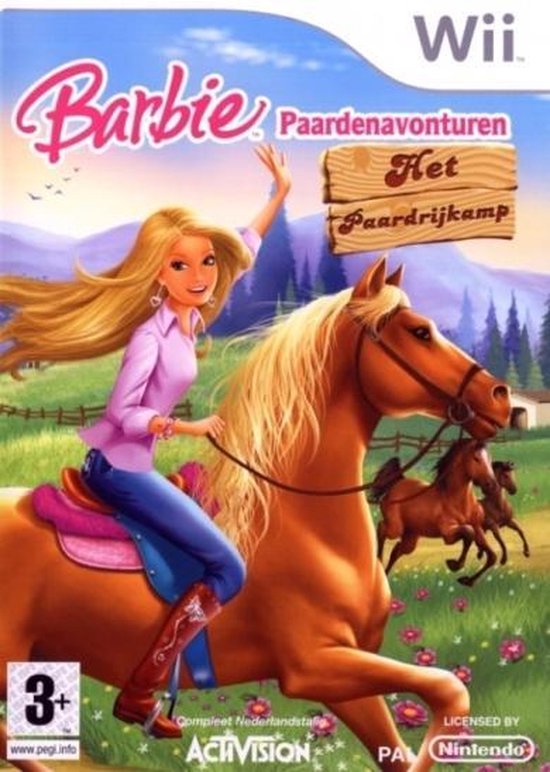 reservering Pidgin zuurgraad Barbie Paardenavontuur, Het Paardrijkamp | Games | bol.com
