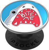 PopSockets PopGrip - Verwisselbare Telefoonbutton en Standaard - Shark Bites Blue Enamel