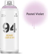 MTN94 Peinture aérosol Violet Pastel - 400 ml basse pression et finition mate