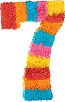 "Nummer 7 pinata - Feestdecoratievoorwerp - One size"