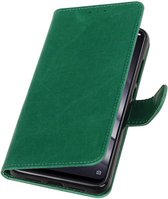 Groen Pull-Up Booktype Hoesje voor XiaoMi Mi 8 Lite