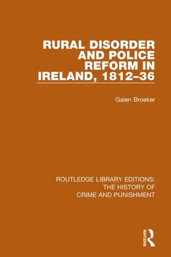 Routledge Library Editions: The History of Crime and Punishm ... - cover