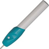 ComfortTrends Graveerpen Blauw Werkt op batterijen. - Bruikbaar op vele ondergronden
