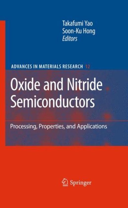 Oxide and Nitride Semiconductors | 9783642100291 | Soon-Ku Hong ...