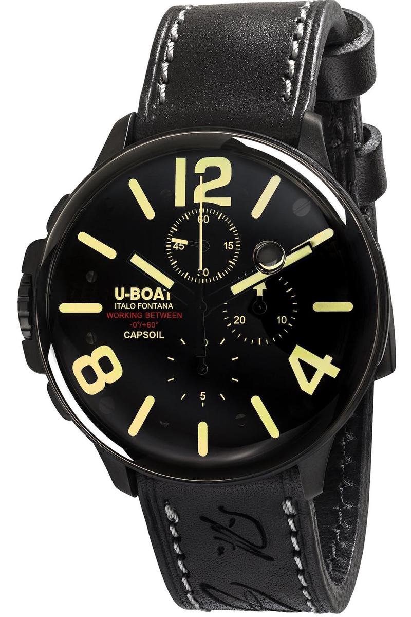 U-boat capsoil chrono dlc 8109 Mannen Quartz horloge