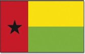 Vlag Guinee-Bissau 90 x 150 cm feestartikelen - Afrikaanse/Guinee-Bissau landen thema supporter/fan decoratie artikelen