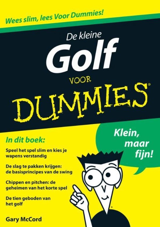 Cover van het boek 'De kleine golf voor Dummies'