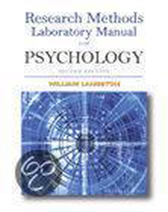 Research Methods Laboratory Manual for Psychology 9780534640477