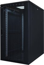 Alfaco 22U Serverkast - 19'' met stalen geperforeerde deuren (BxDxH) 600x1000x1200mm