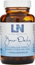 Living Nutrition / Your Daily Gefermenteerde Chaga Capsules – Bio 60 stuks