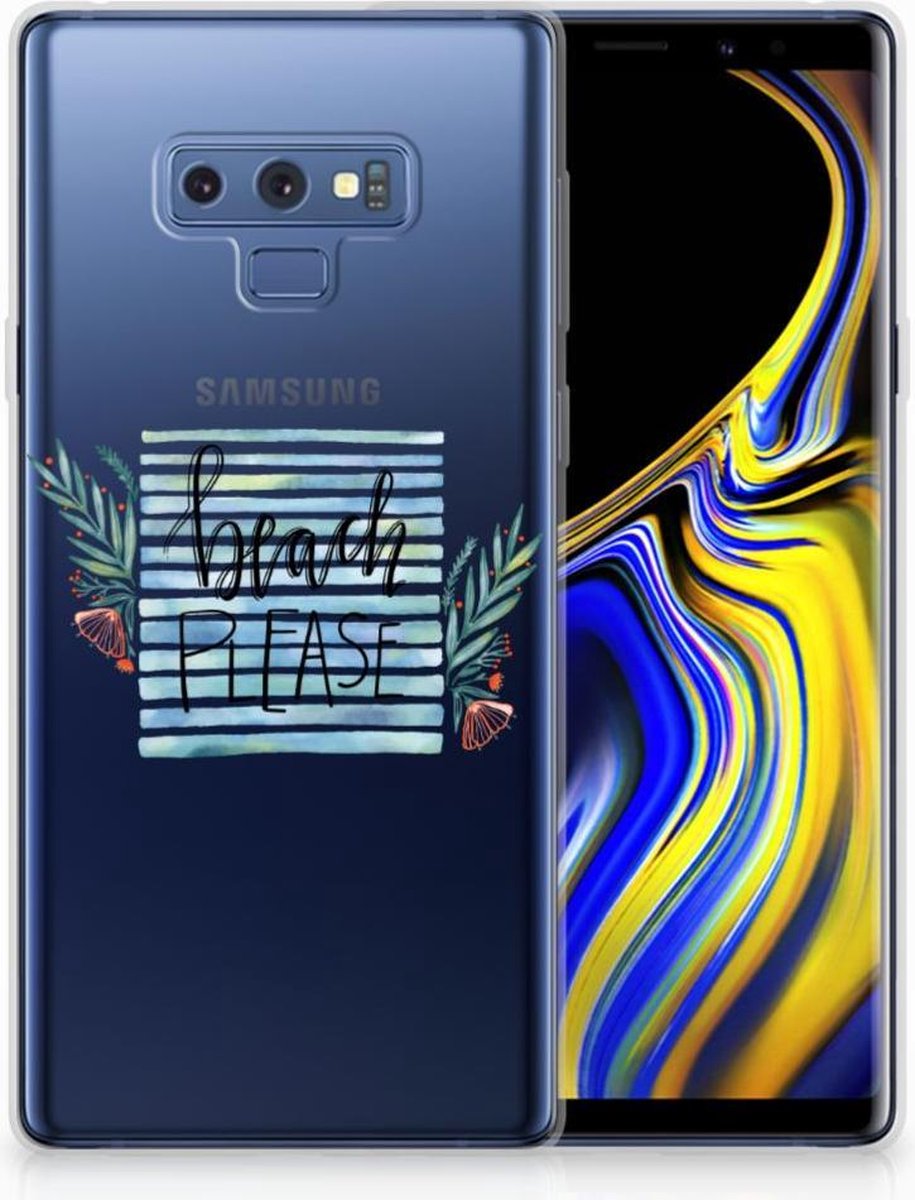 TPU Hoesje voor Samsung Galaxy Note 9 Telefoonhoesje met Naam Boho Beach