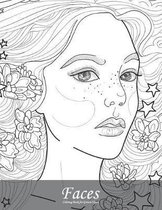 Faces Coloring Book for Grown-Ups 6