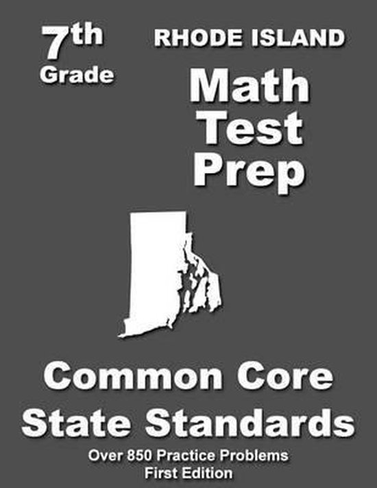 Rhode Island 7th Grade Math Test Prep - cover