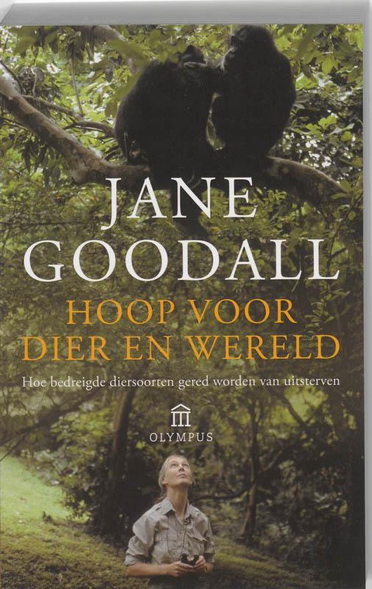 Cover van het boek 'Hoop voor dier en wereld' van J. Goodall