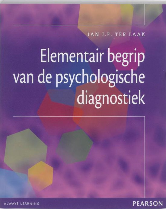 Cover van het boek 'Elementair begrip van de psychologische diagnostiek / druk 1'