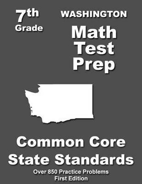 Washington 7th Grade Math Test Prep - cover