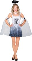 dressforfun - vrouwenkostuum sexy Angel Pokerface S - verkleedkleding kostuum halloween verkleden feestkleding carnavalskleding carnaval feestkledij partykleding - 300250