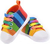 Regenboog babyschoenen 0-6 maanden