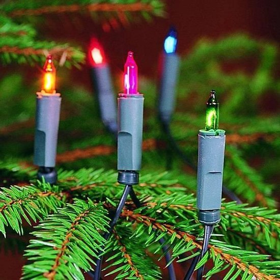 Kerstverlichting minisnoer gekleurd 10 lampjes | bol.com