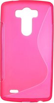 LG G3 TPU Case S-shape Roze