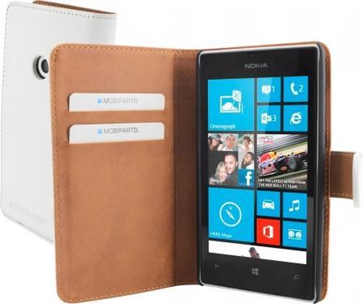 Mobiparts Premium Wallet Case Nokia Lumia 520 / 525 White