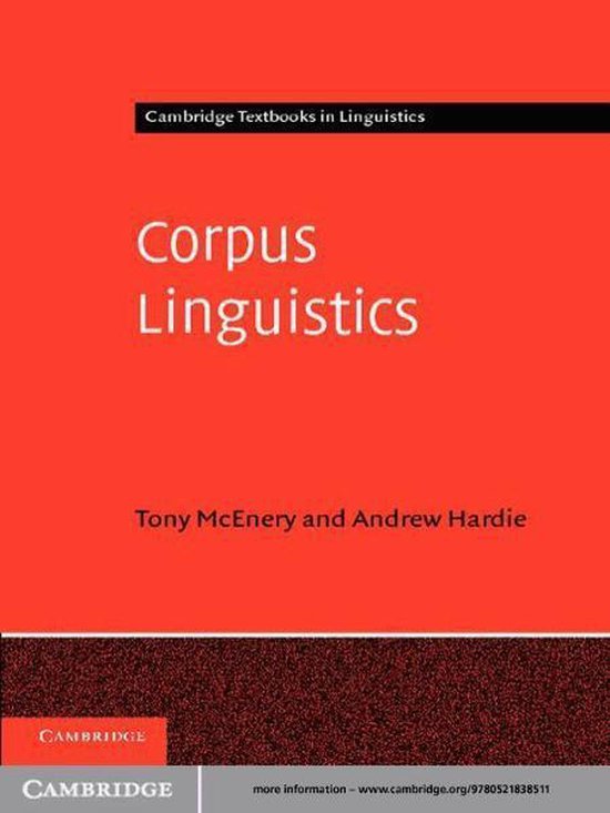 Cambridge Textbooks in Linguistics - Corpus Linguistics - cover