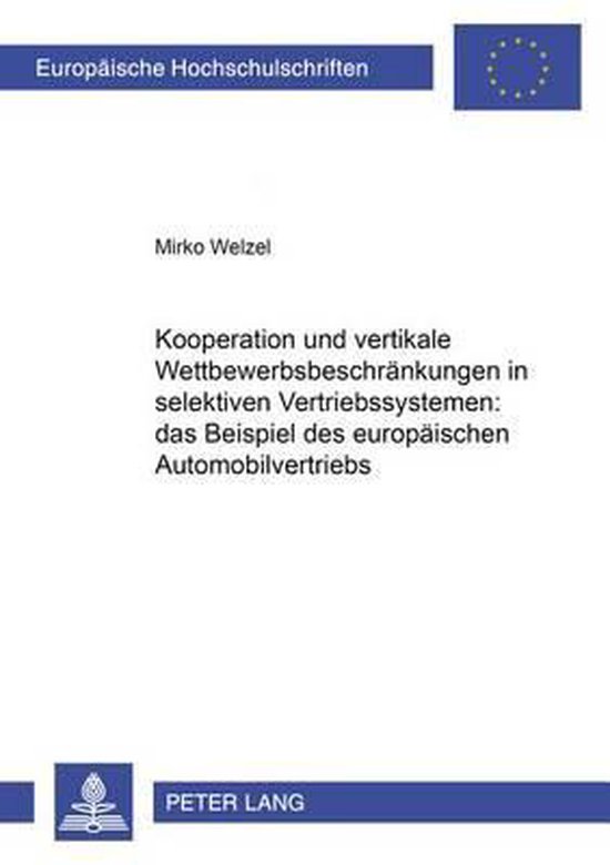 Kooperation und vertikale Wettbewerbsbeschränkungen in sele ... - cover