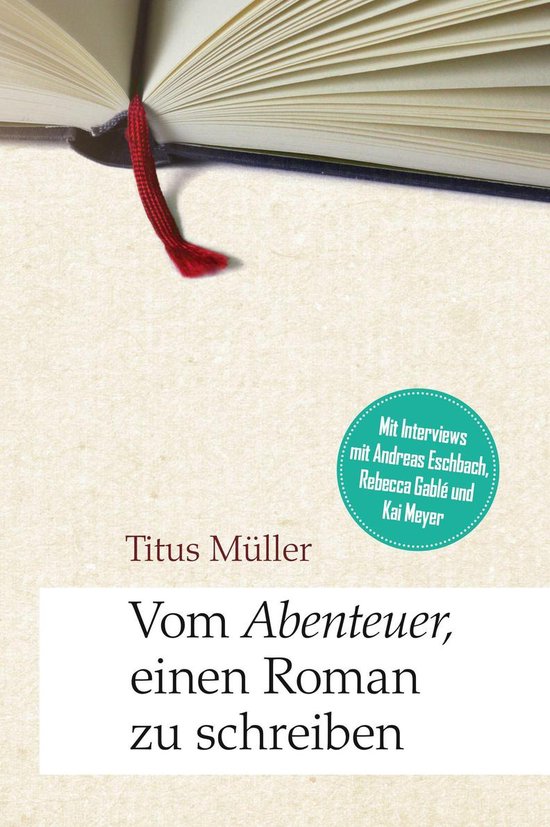 Vom Abenteuer, einen Roman zu schreiben - cover