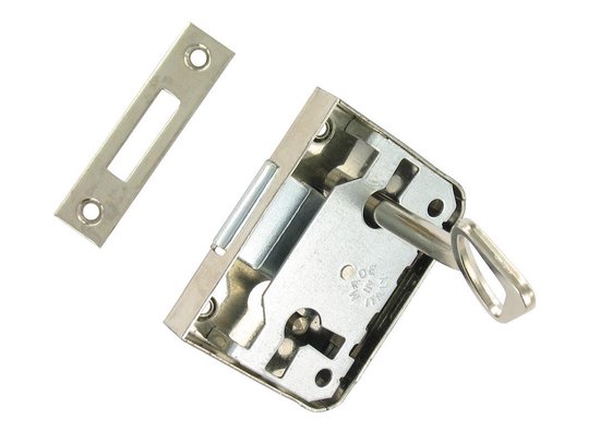Meubelslot insteek met klavier klein 25 mm S