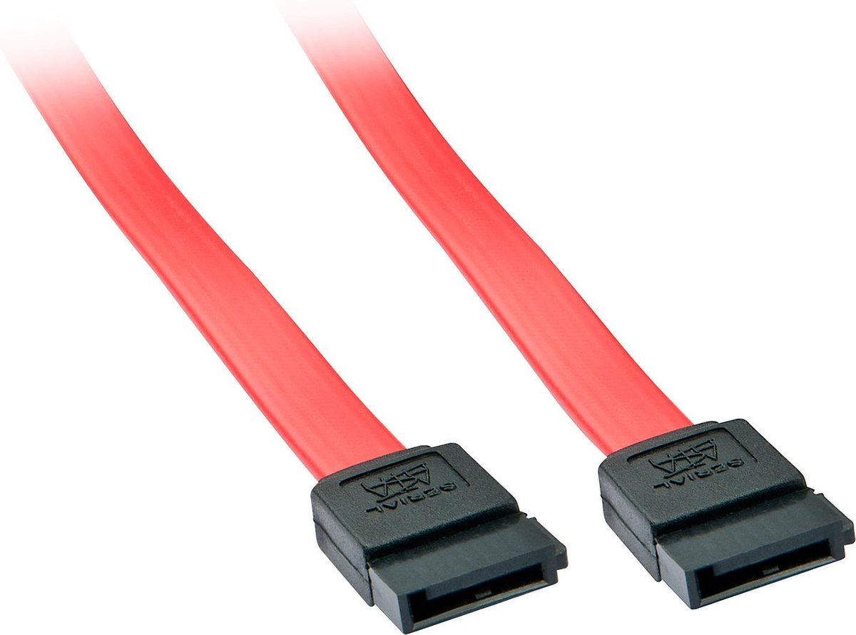 Lindy 33323 SATA-kabel 0,2 m SATA 7-pin Rood