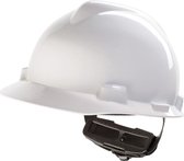 MSA V-Gard Helm - Unisex - Wit - One Size