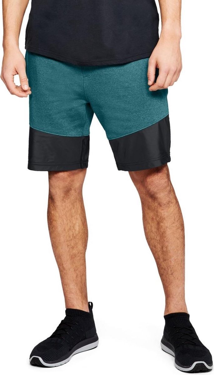 Under Armour Microthread Terry Short Fleece Short M Blauw
