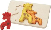 Plan Toys houten vormenpuzzel Giraffen - 3 stukjes