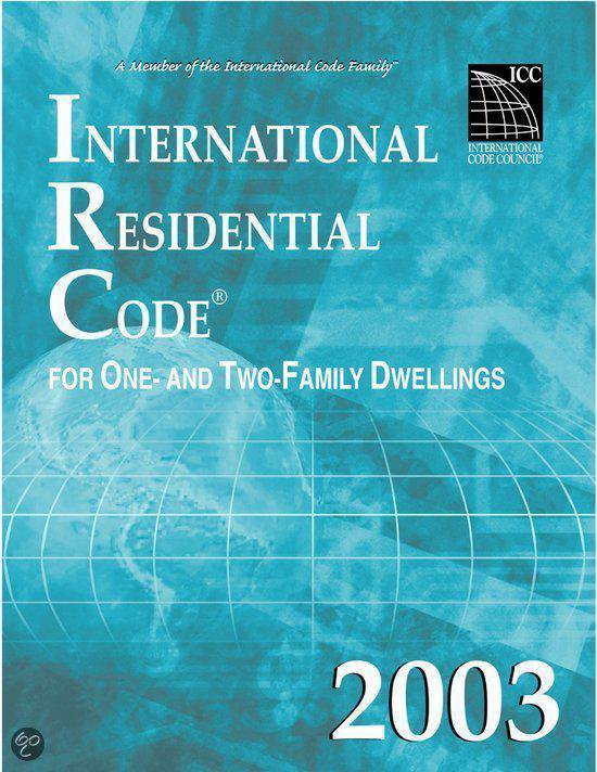 International Residential Code 9781892395573 International Code