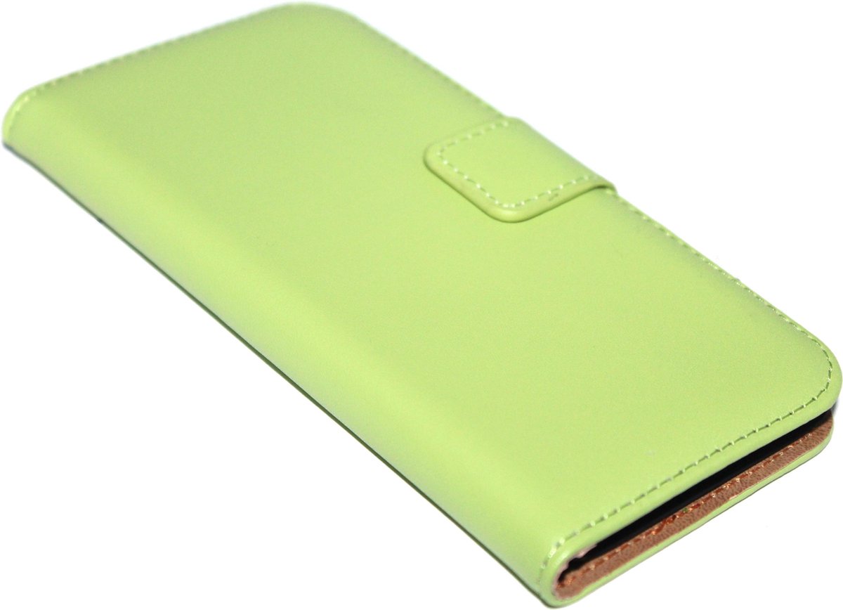Kunstleer hoesje groen Geschikt voor iPhone SE (2022/ 2020)/ 8/ 7