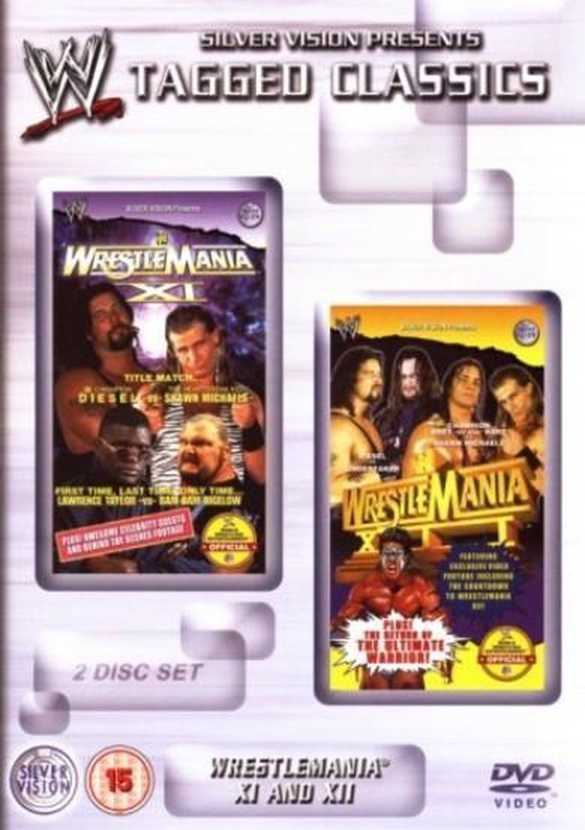 DVD WWE Tagged Classics: Wrestlemania 11 and 12