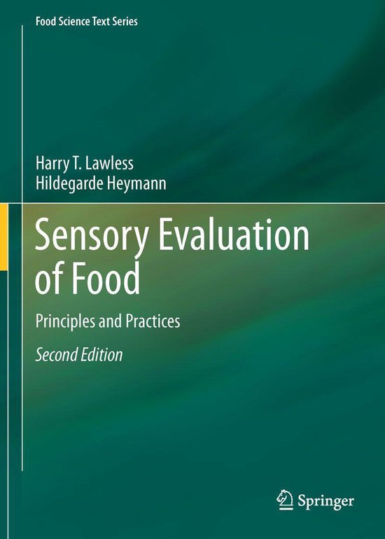 Food Science Text Series - Sensory Evaluation of Food - cover