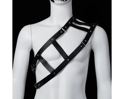 Banoch | Chest gladiator harness Robert - imitatie leren harnas voor man