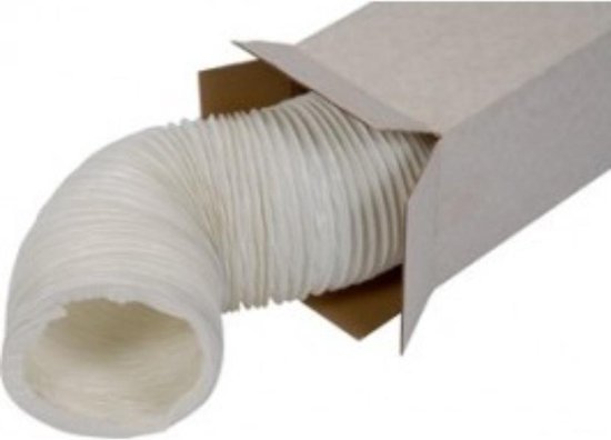 Airco slang - 4 Meter - Wit PVC - Flexibele slang - Lucht slang - Afzuig  slang -... | bol.com