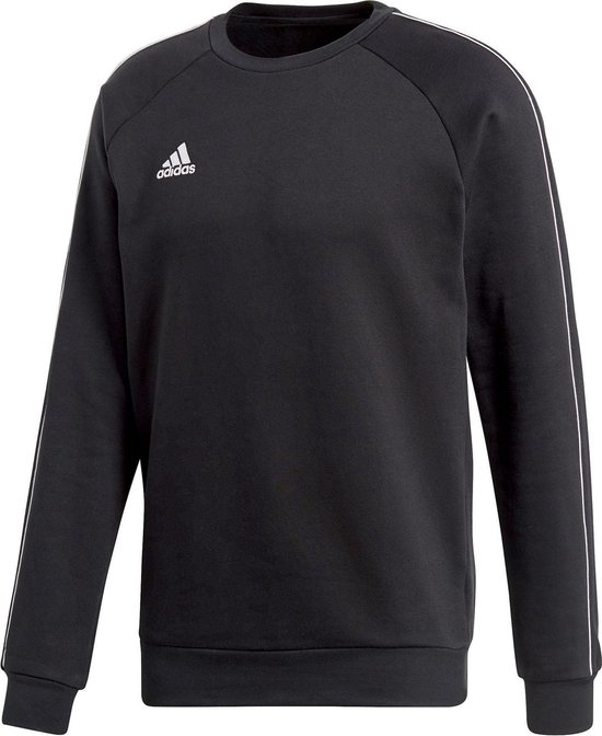 adidas - Core 18 Sweat Top - Herensweater - L - Zwart | bol.com